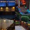 Melunar Solar Deck Lights, 6 Pack Waterproof LED Solar Step
