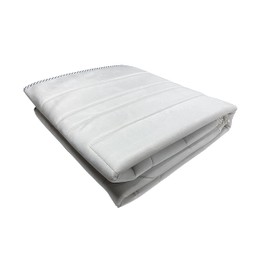 Cushion Padded Muslim Islamic Prayer Mat Namaz Rug (120cm x 80cm) Prayer Mat,Cushioned Thick Namaz Padded Rug (E-White)