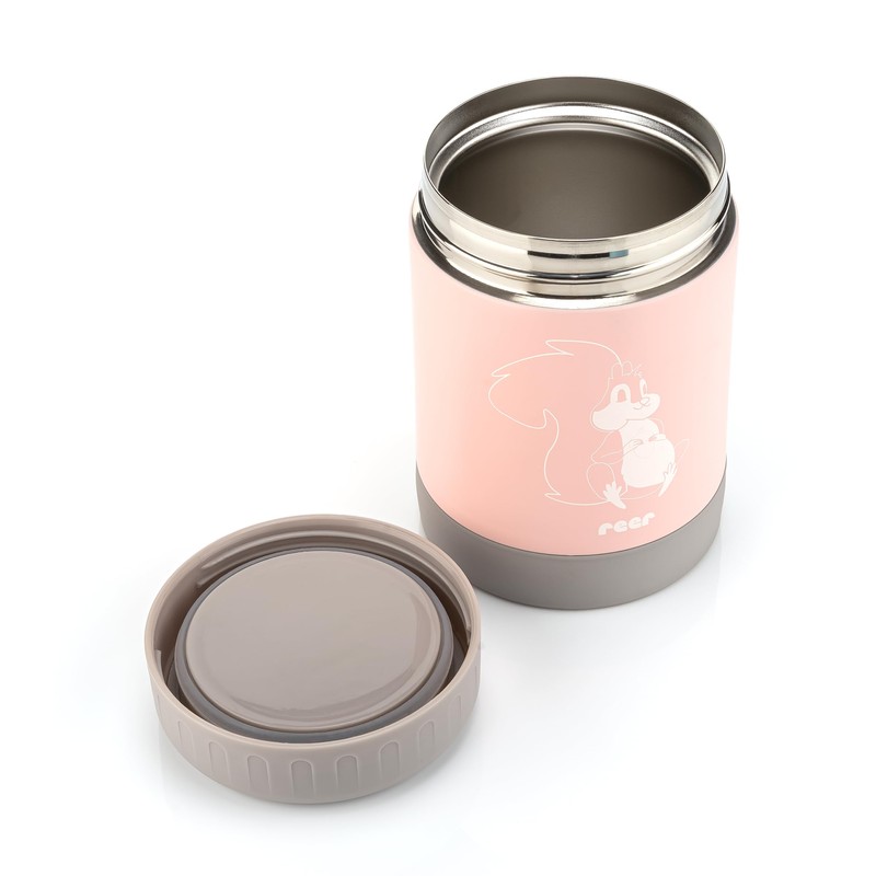 ColourDesign Edelstahl-Warmhaltebox, 300 ml, Thermobox, Wärmebehälter / Thermodose für Kinder,