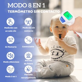 Berrcom Fieberthermometer Kontaktlos Infrarot Stirnthermometer Digitales Medizinisches Thermometer 3 in 1