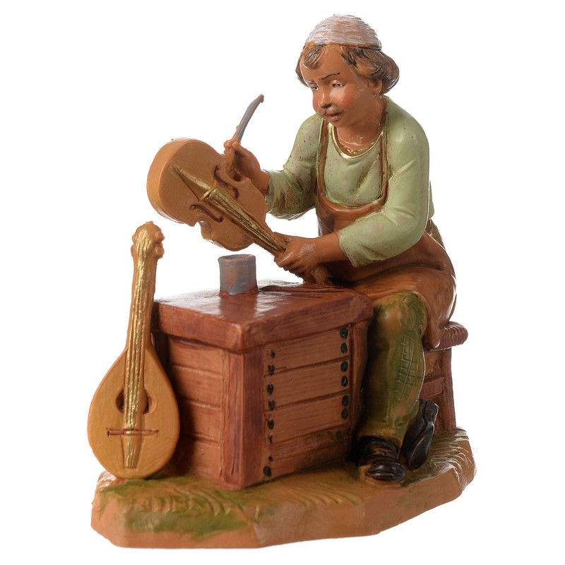 Holyart Musikinstrumentenbauer für 12 cm Fontanini Krippe