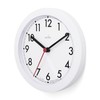 Acctim Stratford Wall Clock Quartz Easy Read Arabic Numbers White
