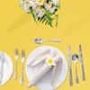 12 Pack Yellow 54 x 108 Inch Disposable Plastic Tablecloths