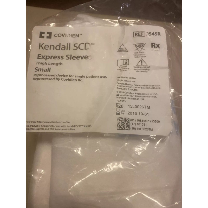 KENDALL SCD 9545R Express Sleeves. Thigh Length- Small