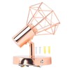 Swing Arm Wall Lamp 350 Degree Rotary Cage Shade Iron
