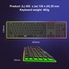Mechanical Feel Gaming Keyboard and Mouse Combo - Waterproof, Luminescent,