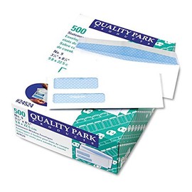 QUA24524 - Double Window Security Tinted Invoice amp; Check Envelope by Cirrus
