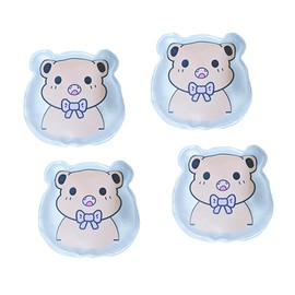Reusable Heat Packs, Cartoon Warm Hands Treasure, Hand Warmers, Reusable Hand Warmers, Heating Packs, Gel Hand Warmers, Hot Compress, Hand Click on Body Gel Heater (Heart) (Transparent B, S)