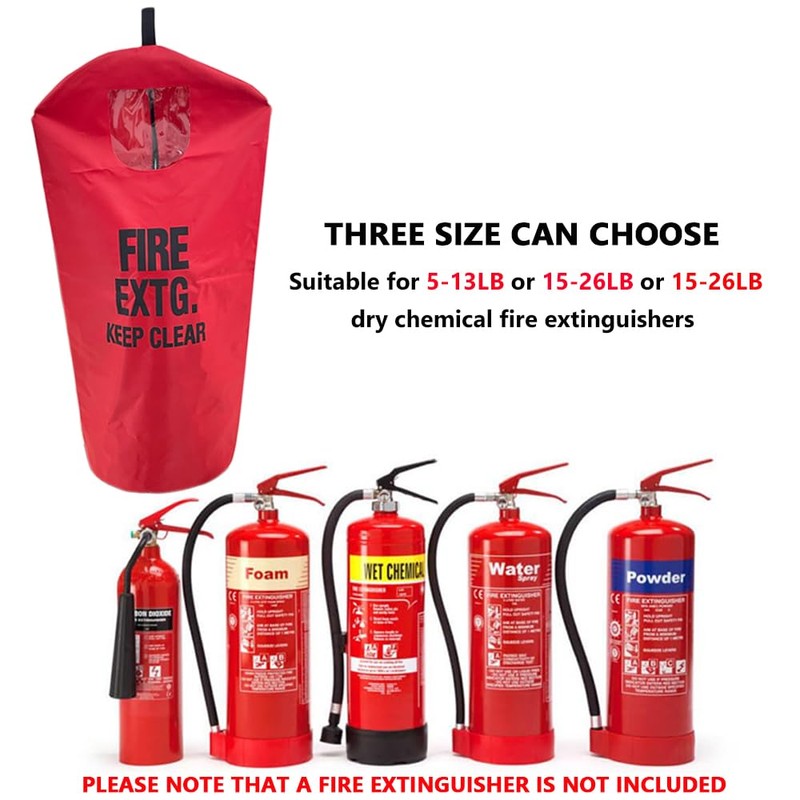 Fire Extinguisher Cover - Fire Safety Protective Guard from Scuffs