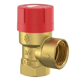 Flamco Prescor Valve 3/4 x 3/4-2.5 Bar - Pressure Relief Valve, Pressure Reducing Valve, Pressure Safety Valve - 27026