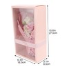 Healvian 1set Artificial Soap Rose Bouquet Elegant Box for Valentine's