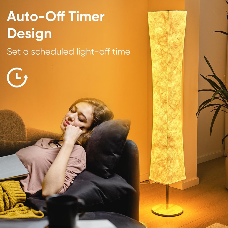 Soft Light Floor Lamp, 58 inch Simple Design Morden 3