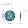 KEEPSUPER Beautiful Mermaid Wall Clock Fantasy Seascape Scenery Clock 10