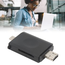 Card Reader, Card Reader Memory Card Reader Aluminum Alloy with Lightweight for Phone Tablet