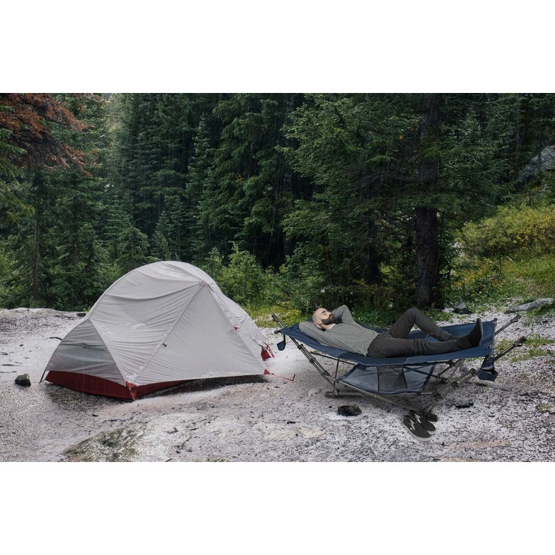 Zenithen Limited Outdoor Indoor Portable Foldable Metal Framed Lounge Hammock