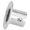 10Set Flanged Holder Base Thicken Stainless Steel Closet Rod Tube
