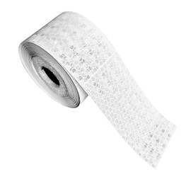 Maxlaser Reflective Tape, Reflective Sheet, Safety Sign, Safety Display, Accident Prevention, Width 2.0 inches (5 cm) x Length 23.8 ft (8 m), White