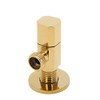 Brass Hot/Cold Water, Bathroom Installation Washbasin Taps, Shut Off Faucet,