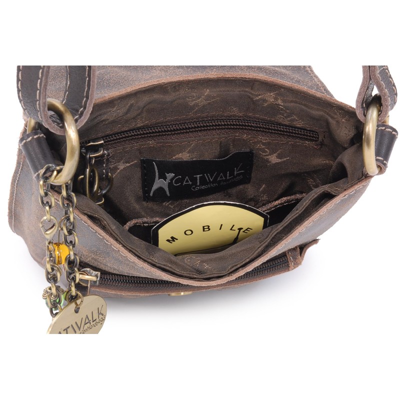 Catwalk Collection Handbags - Ladies Small Cross Body Bag -
