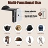 Aoodaily 2.8 Inch Hat Hooks for Wall - (8 Pack)
