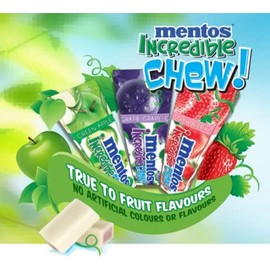 Variety Set of Incredible Chew (Strawberry, Grape, Green Apple, Cola)