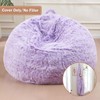 Huge Bean Bag Covers Only, Fluffy Stuffed Beanbag Chair Covers