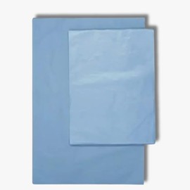 ezkart | 50pk Assorted Coloured Large Size of Acid Free Tissue Paper Ideal for Gift Paper Sheets for Packaging | Dimension: 20''(W) x30''(L) (Baby Blue, 50pk)