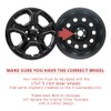 Brighter Design Set of 4 Bolt-On Front and Rear Black