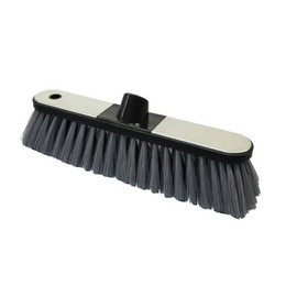 Bürstenmann Indoor Broom with Plastic Body, Black