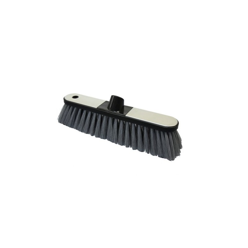 Bürstenmann Indoor Broom with Plastic Body, Black