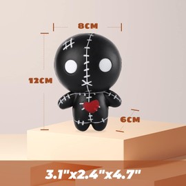 ANBOOR Squishies Doll Ghost Doll Chucky Slow Rising Squeeze Toy Slow Rising Anti-Stress Squishies Toy Kawaii for Children Adults Easter Decoration