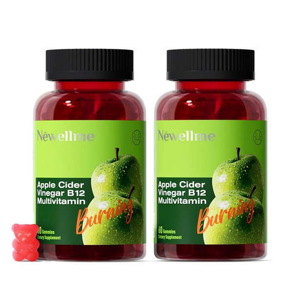 NEWELLME Sugar-Free Apple Cider Vinegar Gummies with The Mother &
