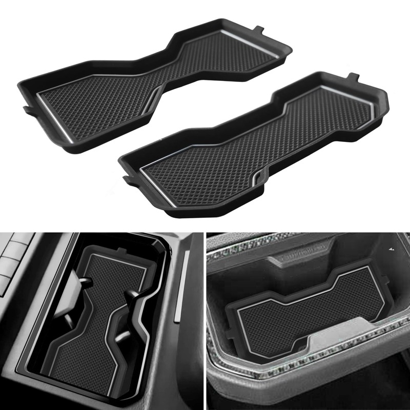 3D Cup Holder Inserts Coaster for Toyota Tacoma Accessories 2024