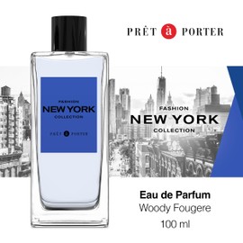 Prêt à Porter New York Eau de Parfum For Men, A Suave Woody Fougère Fragrance, Juniper Berries, Sage and Cedarwood, 3.4 fl oz