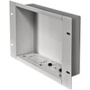Recessed Cable Management and Power Storage Accessory Box - White