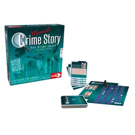 Noris 606201890 Crime Story Munich Crime Game for Adults and Children from 12 Years Detective Card Game on the Theme of Munich for 1 to 6 Players