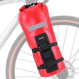 ZEFAL Fork Bags Bicycle Dry Bag 6L + Z Adventure Cage - Bicycle Bags for Pannier Rack or Fork - Bicycle Bag Waterproof - Bike Packing Bags - Bicycle Accessories Gravel Bike