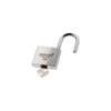 Zarker keyed Padlock, Heavy Duty Stainless Steel Lock, Waterproof and