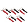 10pcs Copper Plated Banana Y Spade Plug 4mm Jack for