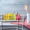 Decora Frutero Exhibidor Anaquel Organizador De Alambre 2 Niveles