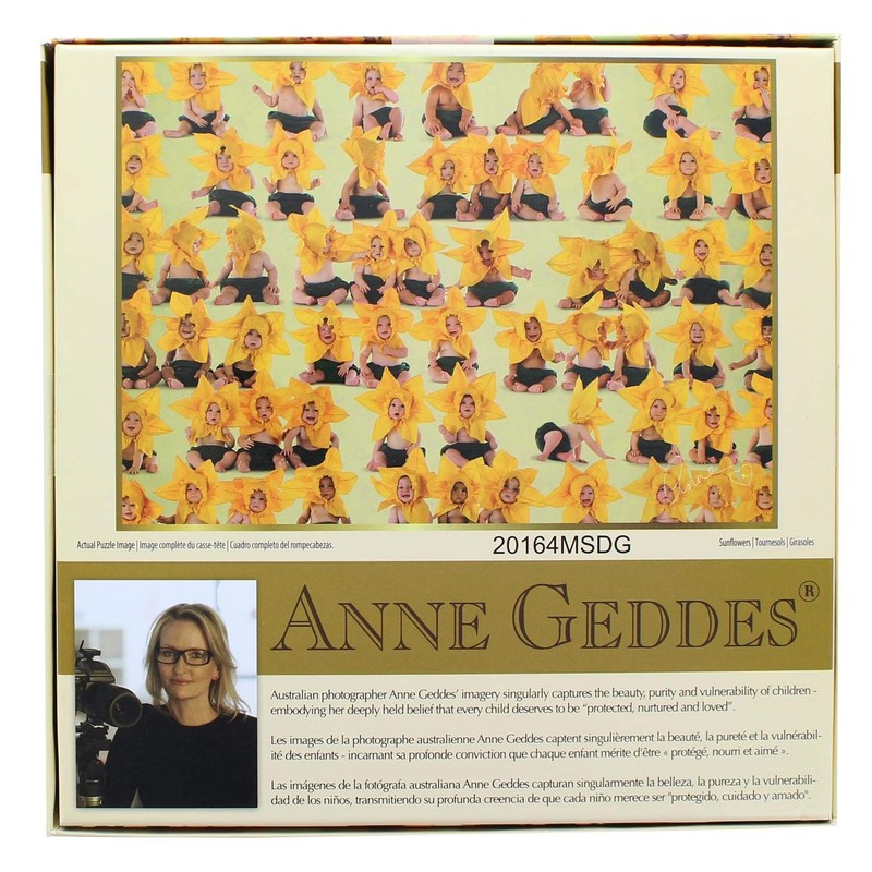 Anne Geddes 1000 Piece Puzzle - Sunflower Babies