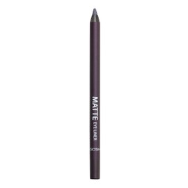 GOSH Matte Eyeliner in Dramatic Dark Purple I Creamy Soft Texture for Easy Application I High Coverage Ideal for Smokey Eyes I Perfect with Mascara I Vegan & Fragrance-Free I 010 Black Violet