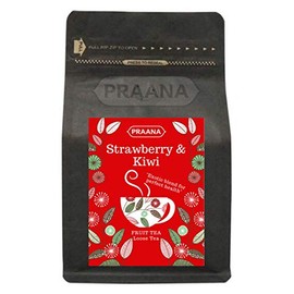 PRAANA TEA Strawberry and Kiwi Fruit Tea, 100 g