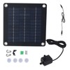 20W Monocrystalline Solar Panel with Garden Pond Fountain DC12V Pump
