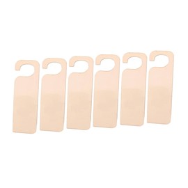 TOYANDONA 6pcs Door Knob Sign Sublimation Door Hanger Decorative Door Knob Hangers Craft Hanging Do Not Disturb Sign Wood Door Signs Home Decoration Blank Pendant Message Board Wooden Bamboo