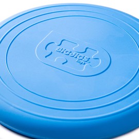 Bigjigs Toys Frisbee Flying Disc (Ocean Blue) - Silicone Frisbee for Kids, Quality Flying Saucers, Beach Toys & Garden Toys, Holiday Toys for Toddlers