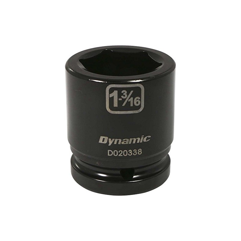 Dynamic Tools 3/4-Inch Drive 6 Point SAE, 1-3/16-Inch Standard Length,