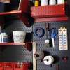 Wall Control 30-P-3232B Black Metal Pegboard Pack - (2) 32"