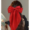 Velscrun 3Pcs Hair Bows for Women Pink Hair Bow Red