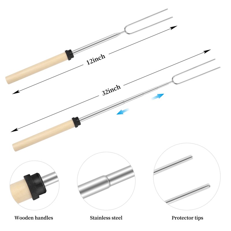 Camping Cooking Utensils Set, Stainless Steel Grill Tools, Camping BBQ
